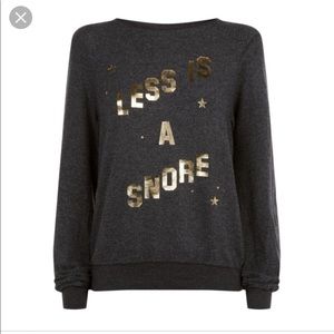 WILDFOX Couture LessIsASnore Baggy Beach Jumper